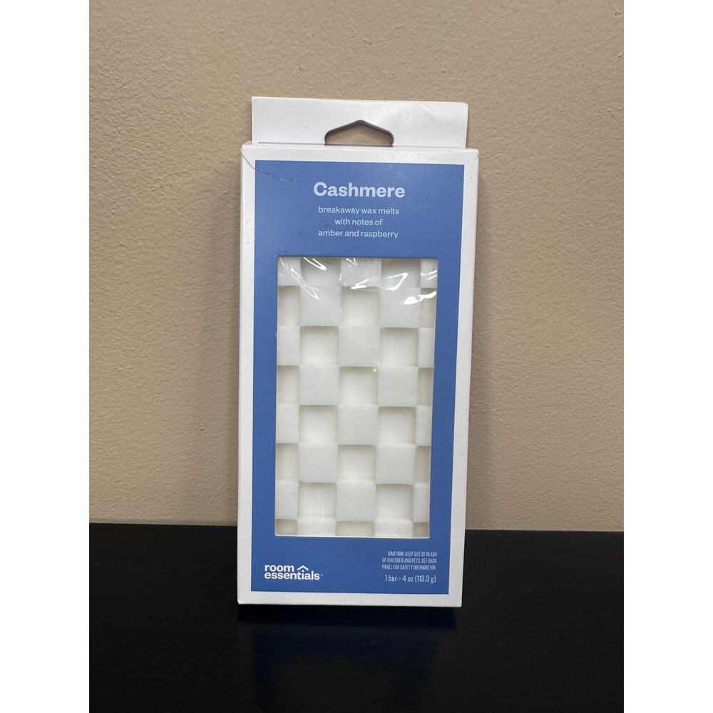 Room Essentials Cashmere Scented 4oz  Breakaway Wax Melt Bar‎ New